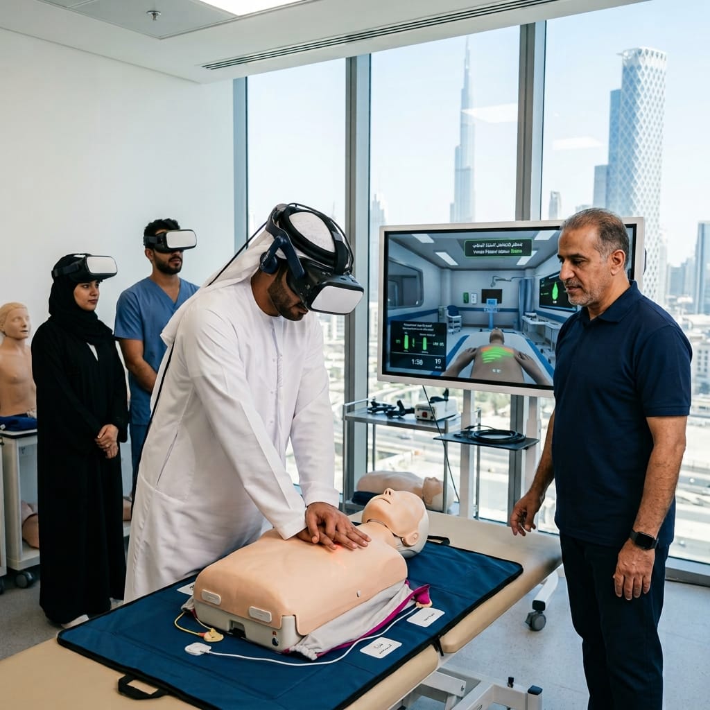 CPR Training with VR Simulation